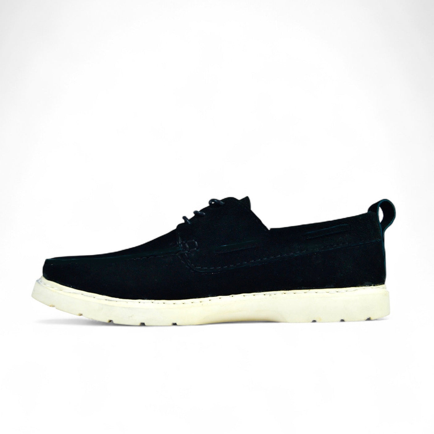 Leazus - Leather Boat Shoes - S-Black