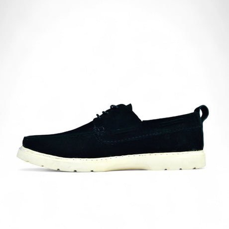 Leazus - Leather Boat Shoes - S-Black