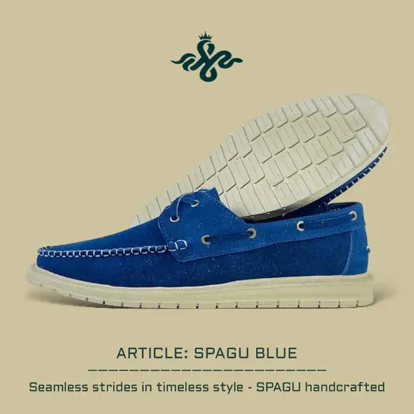 Leazus - Suede Casual Shoes - S-SPAGU Blue