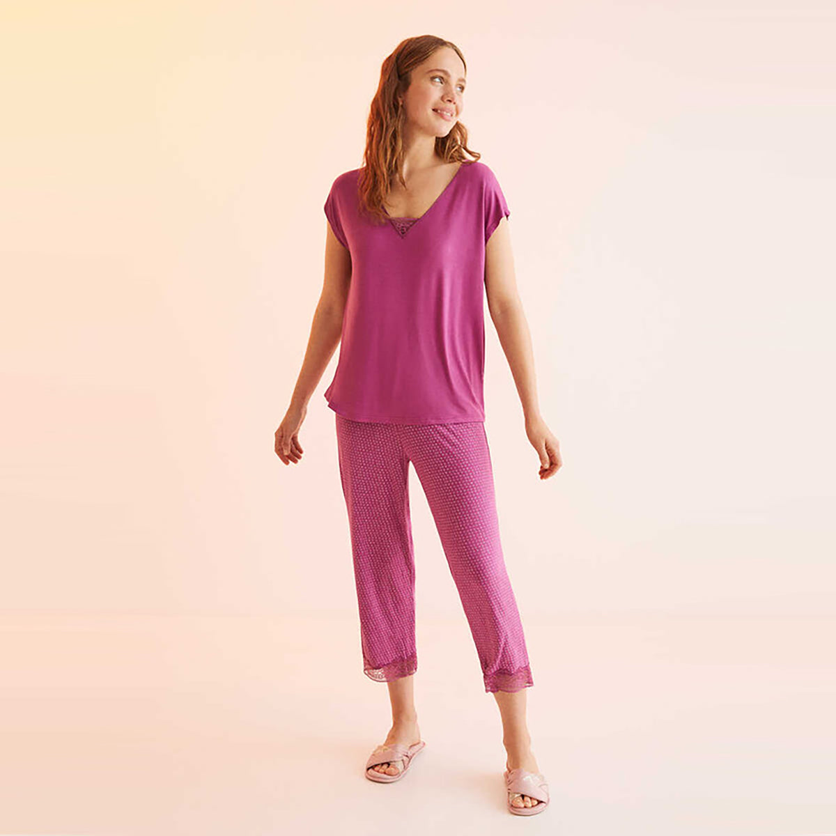 Women Secret - Capri long pajamas - Sold by FIG