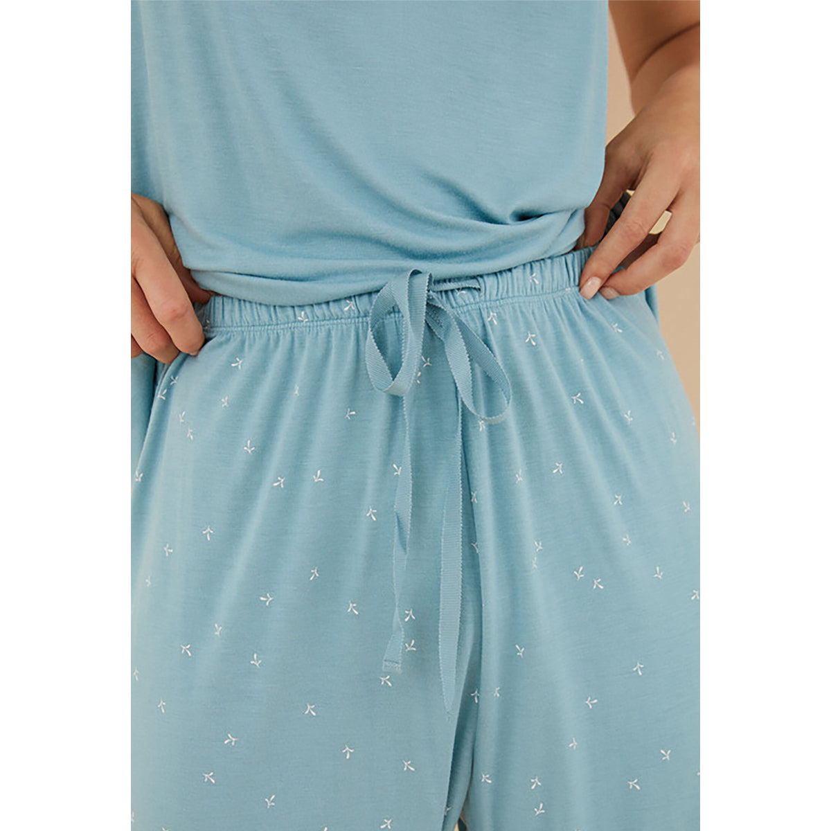 Women Secret - Capri pajamas with flowers - Sold by FIG