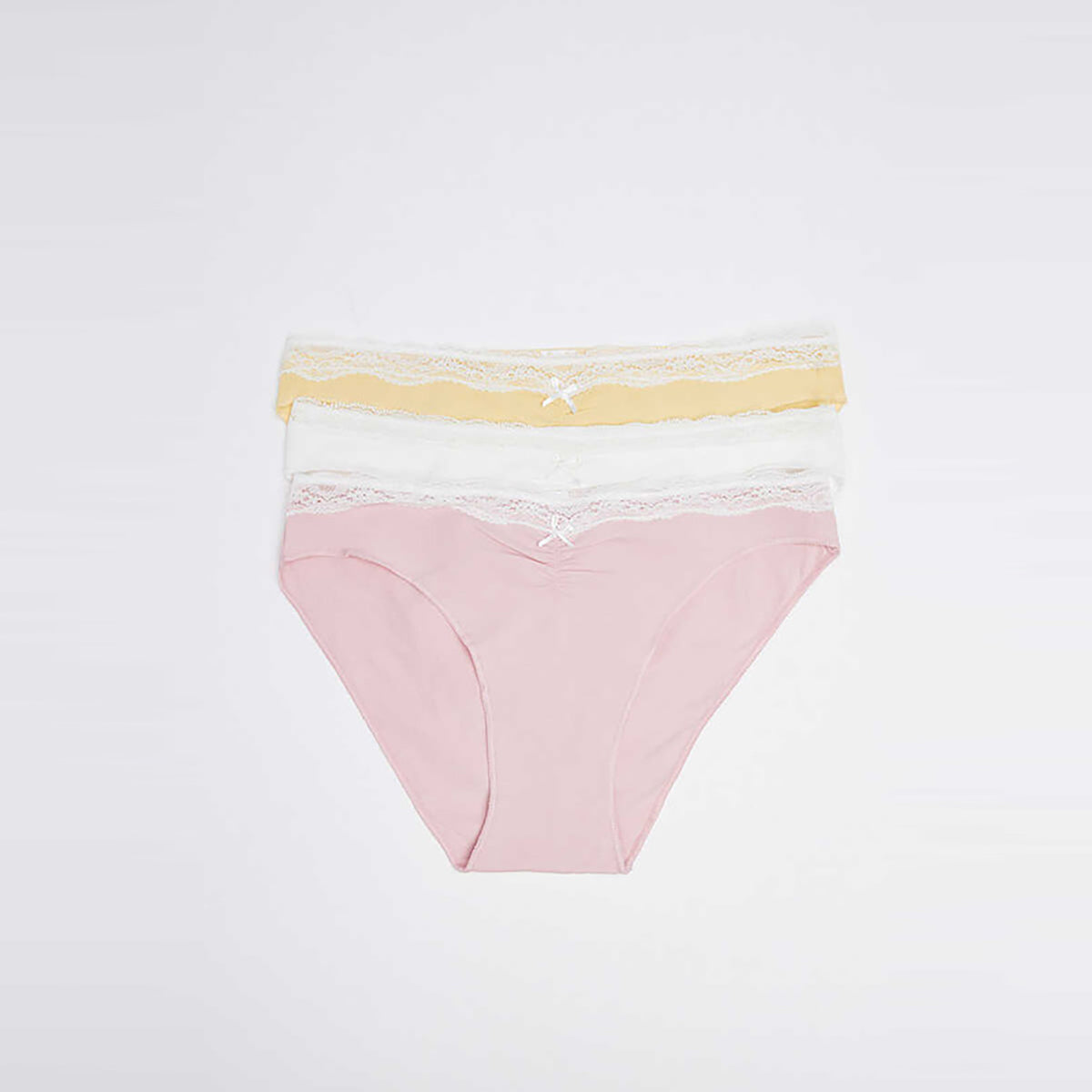 Women Secret - 3-pack cotton lace panties - Sold by FIG