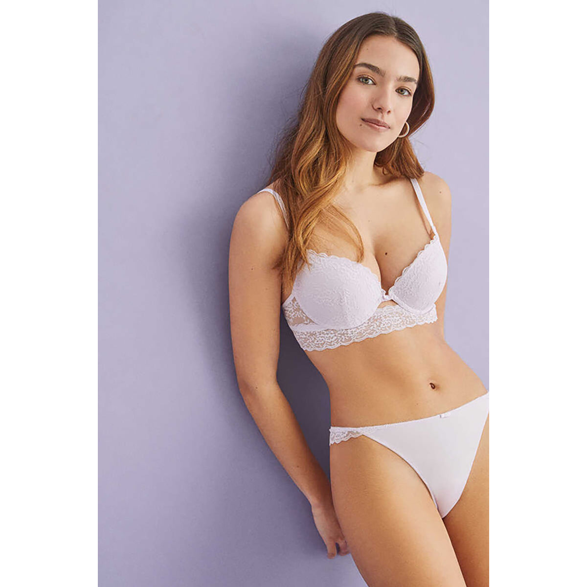 Women Secret - Lace microfiber thong - Sold by FIG