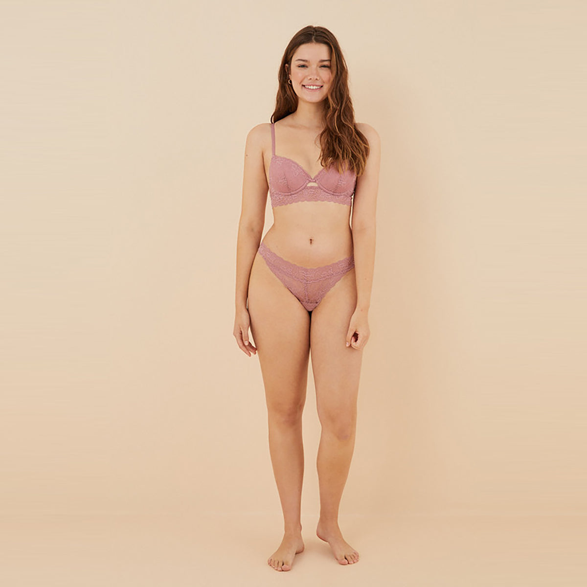 Women Secret - Pink lace panties - Sold by FIG