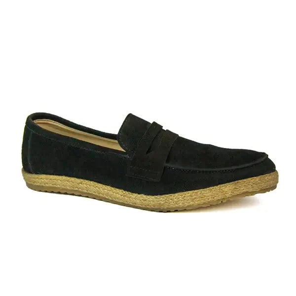 Leazus - CANVAS LOAFER - S-102 BLACK
