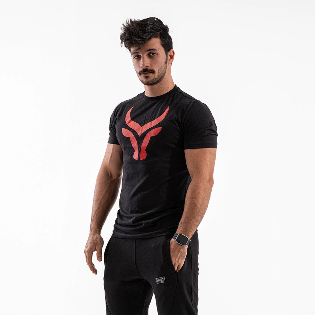 تاور - تي شيرت قطن مطبوع للرجال