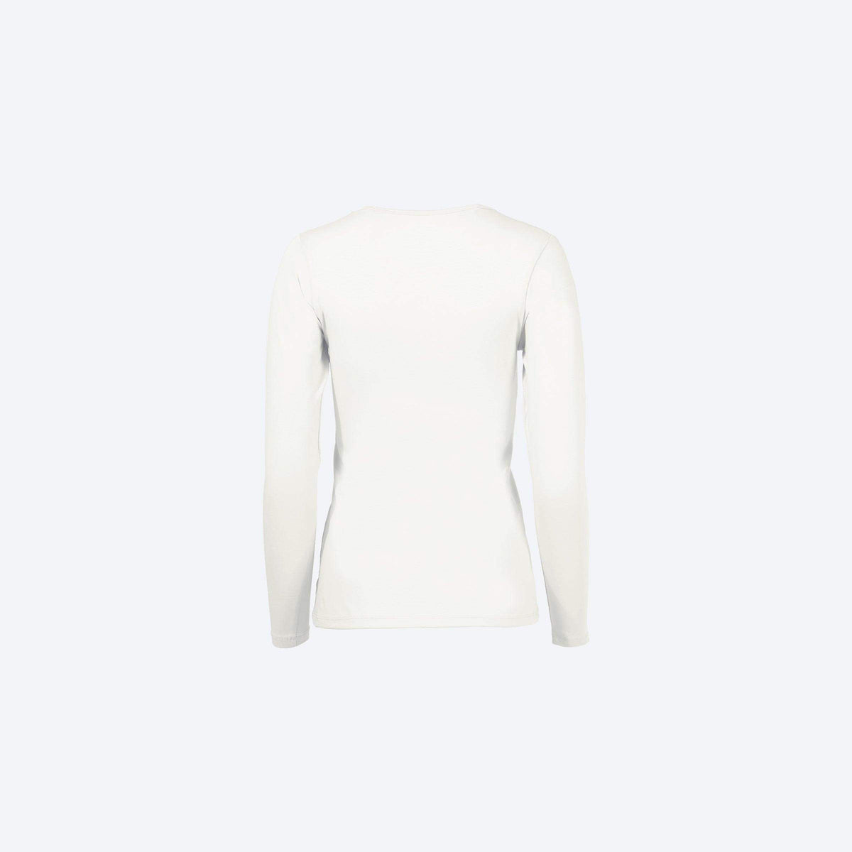 بلوزة قطنية برقبة دائرية