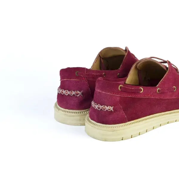 Leazus - Suede Casual Shoes - S-SPagu Burgundy