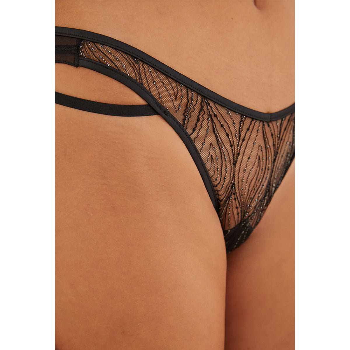 Women Secret - Panties embroidered with Lurex - Sold by FIG