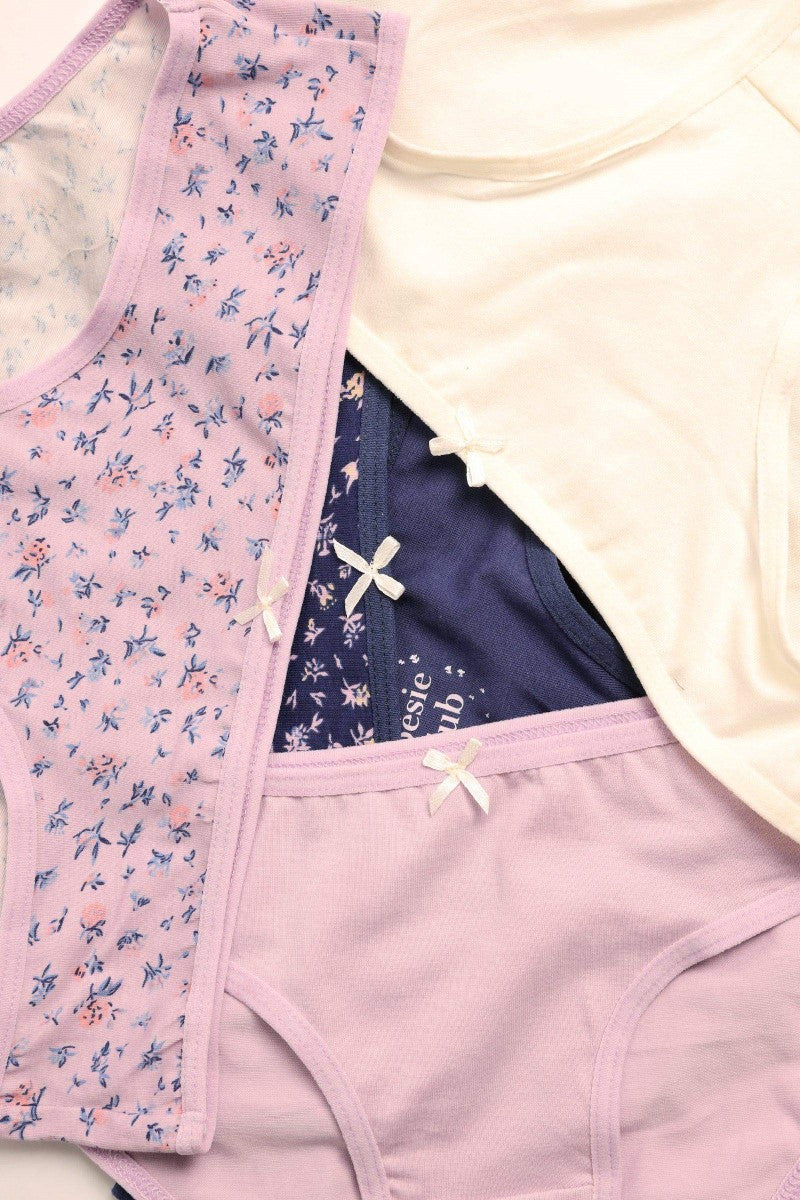 كارينا - مجموعة من 3 بانتي بيكيني ملون