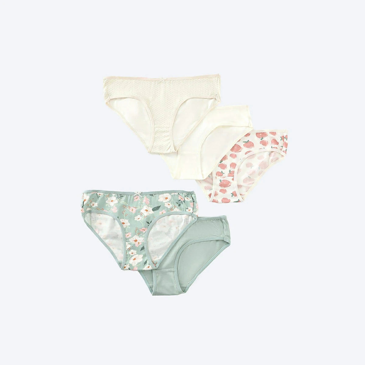 كارينا - مجموعة من 5 سراويل بيكيني ملونة
