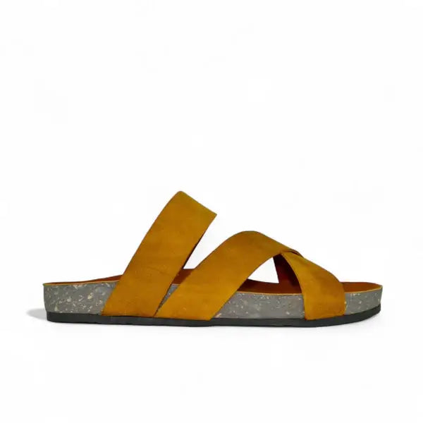 Leazus - Leather SnapXtra Sandal - Havana