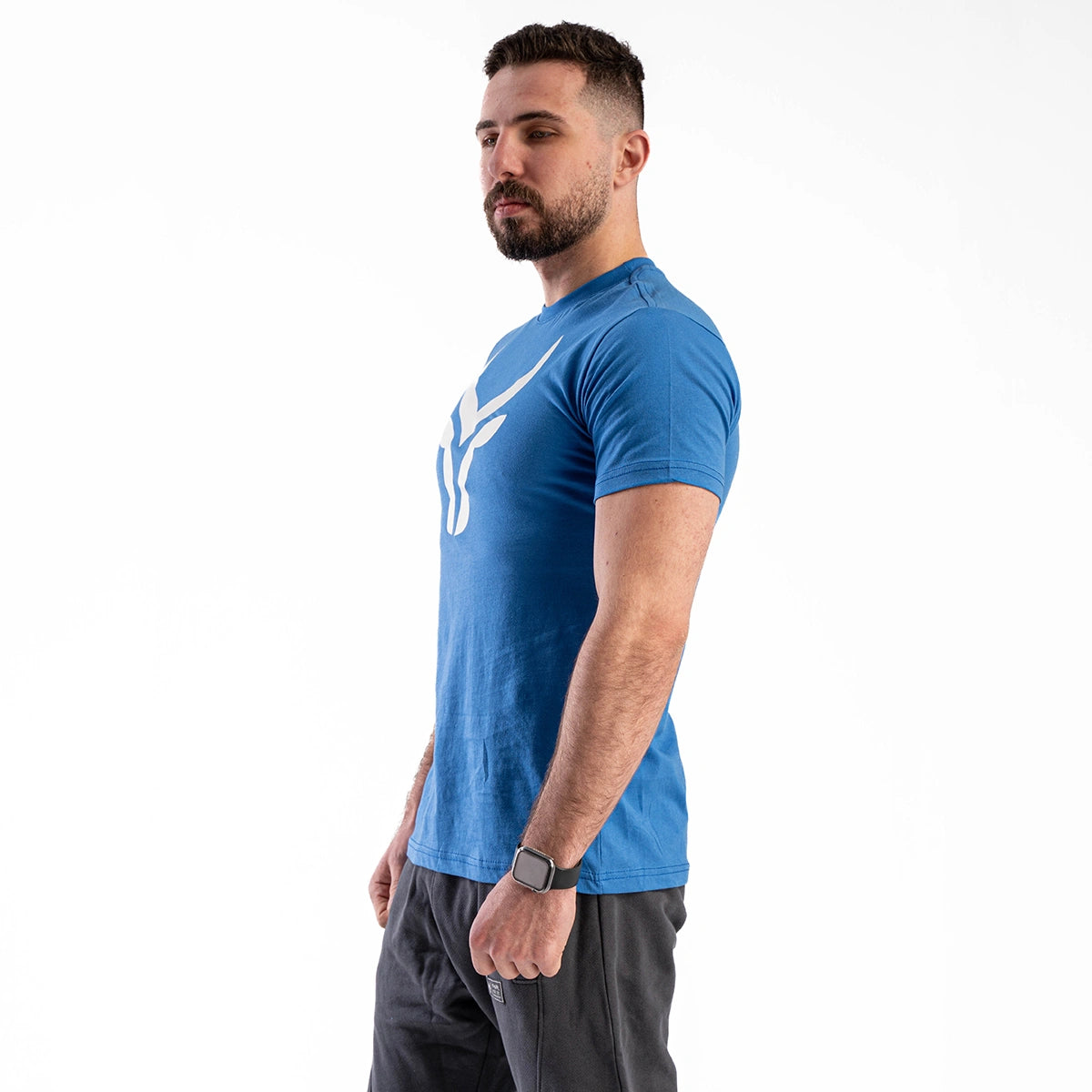 تاور - تي شيرت قطن مطبوع للرجال