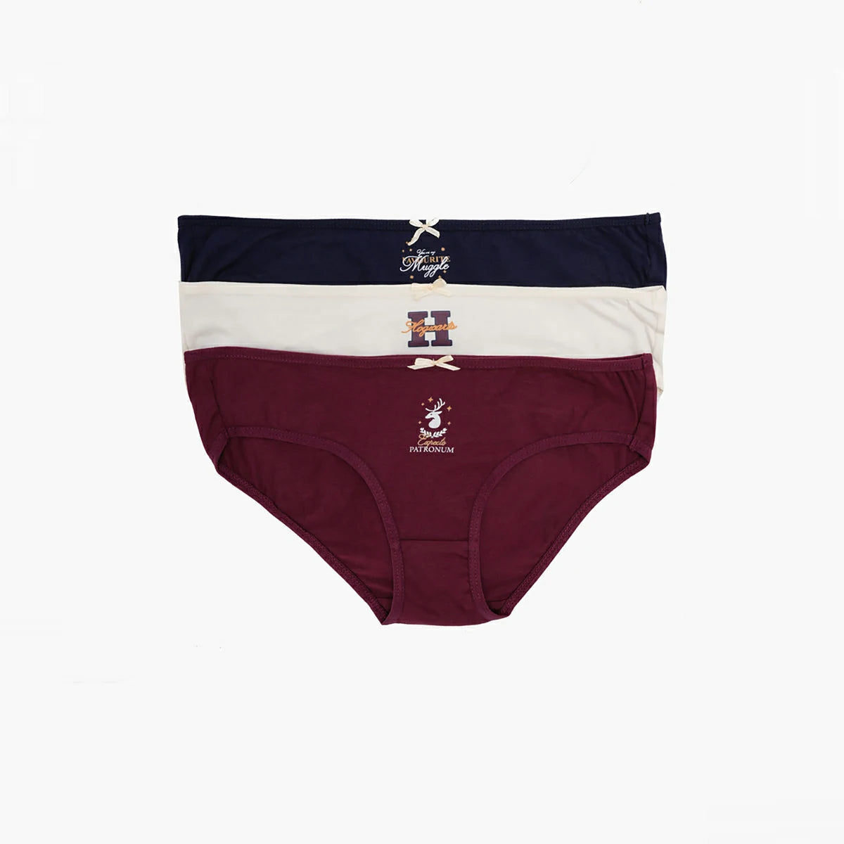 Carina - Pack of 3 Colored Bikini Panties