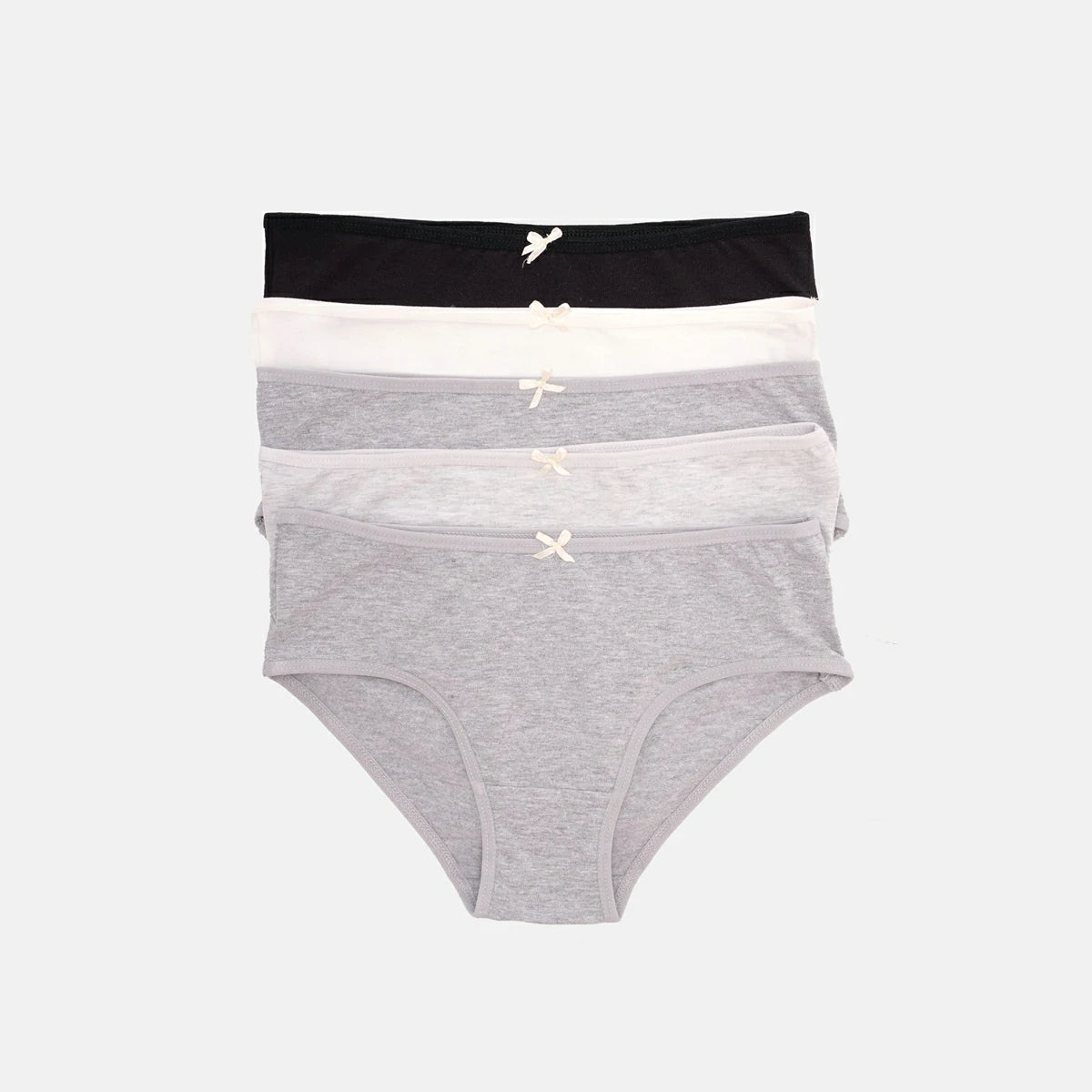 كارينا - مجموعة من 5 بريف  داخلية قصيرة ملونة