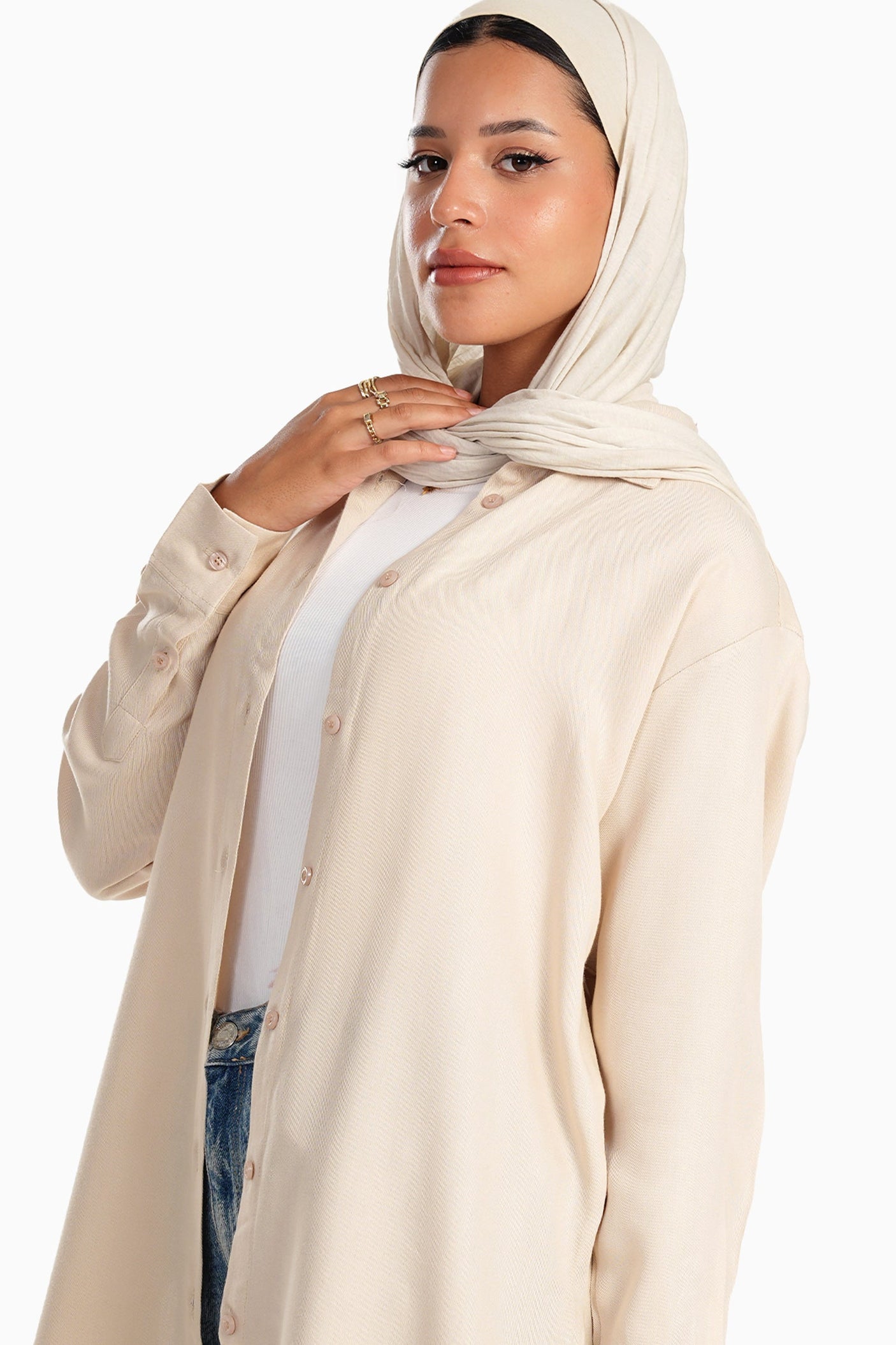 كارينا - قميص فيسكوز غير متماثل