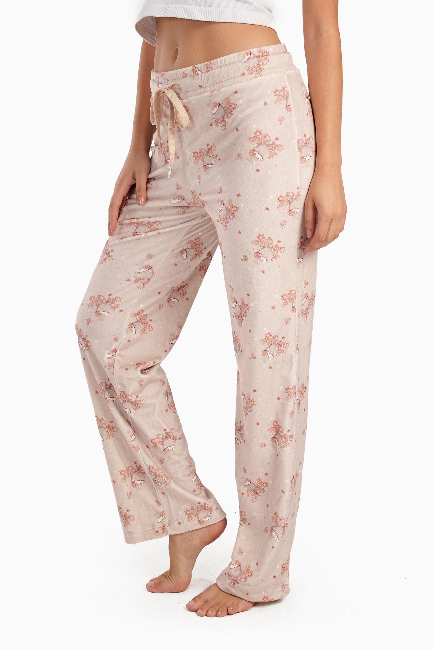 كارينا - طقم بيجامة مخملية ملونة للنساء