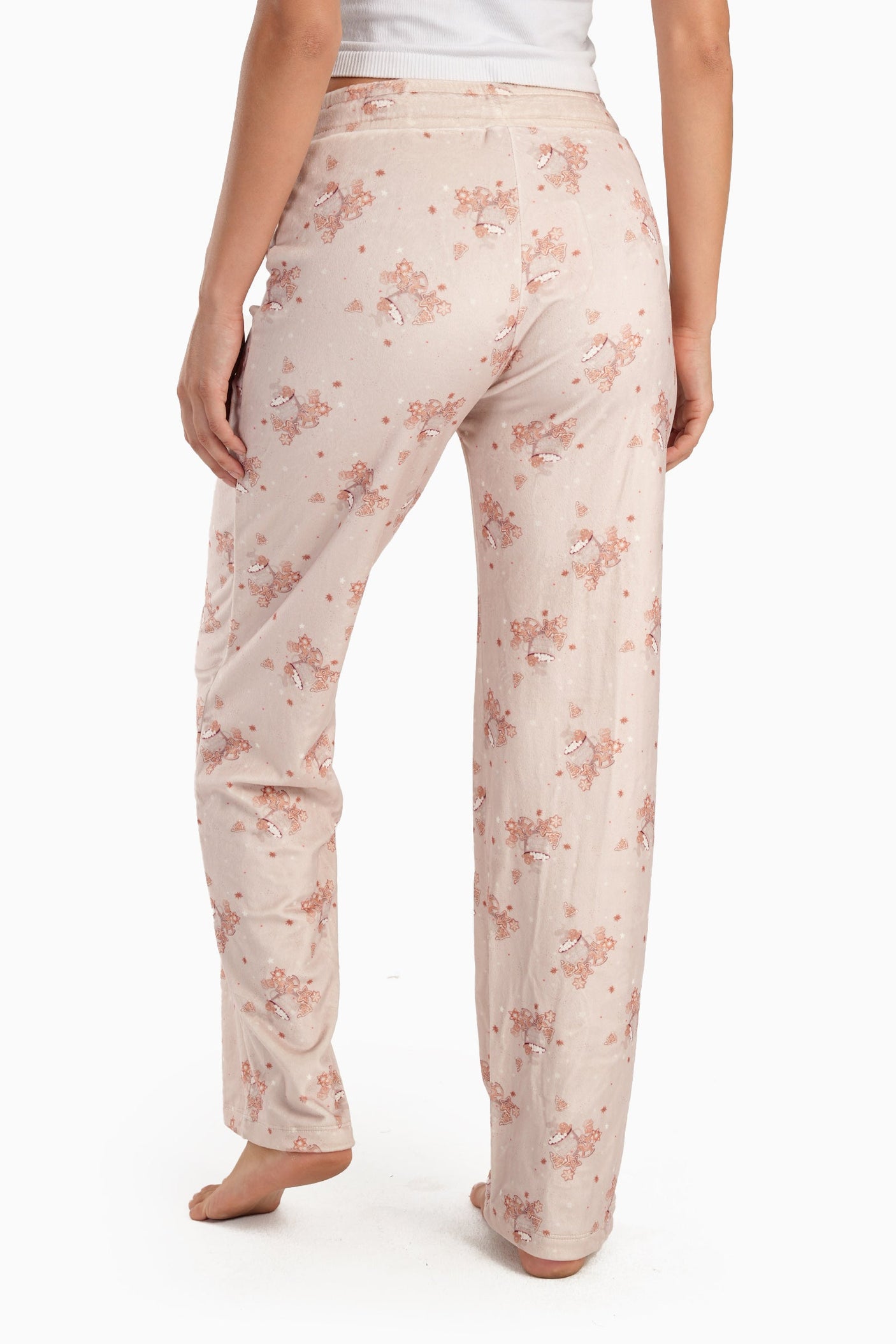 كارينا - طقم بيجامة مخملية ملونة للنساء