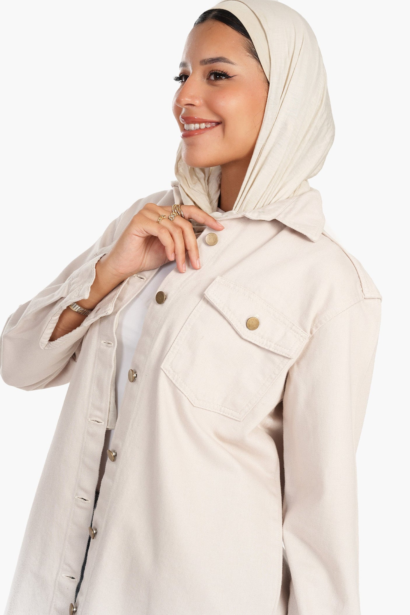 كارينا - قميص قطن جاكار