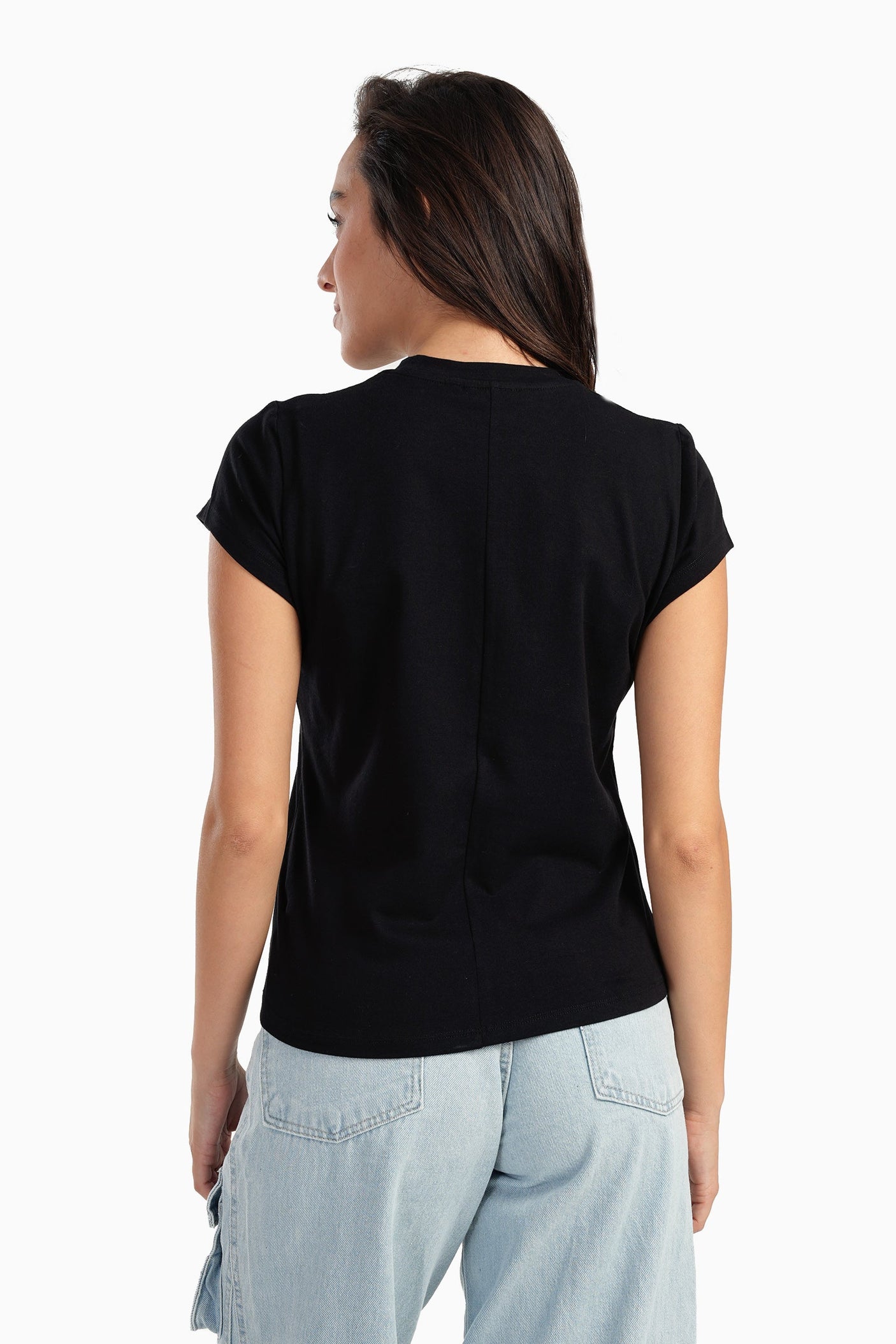 Carina - Everyday Cotton Slip On T-Shirt