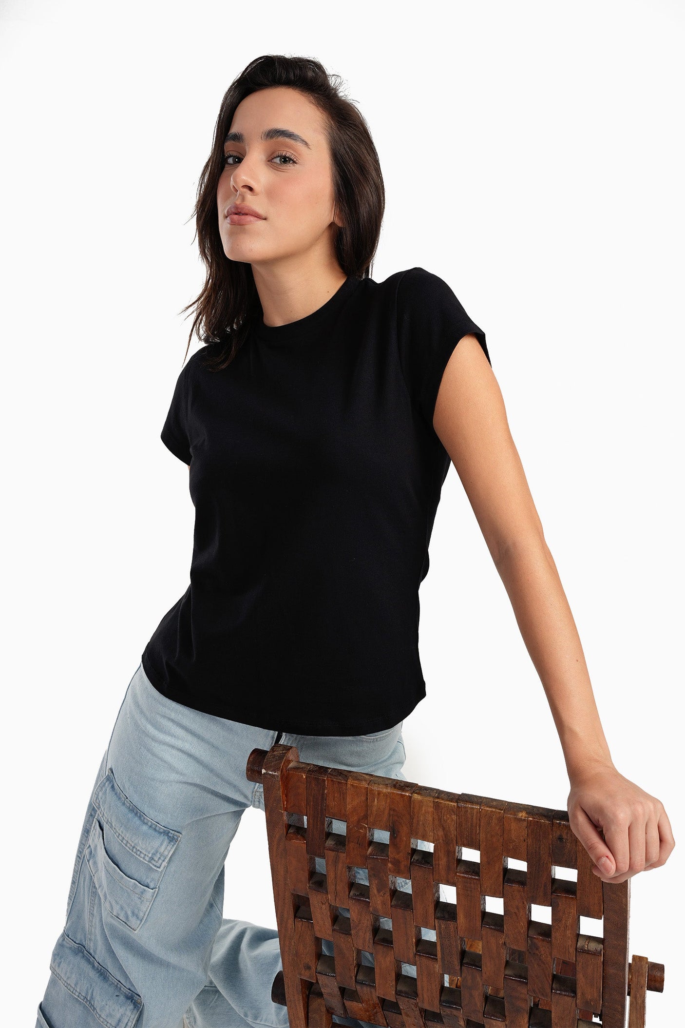 Carina - Everyday Cotton Slip On T-Shirt