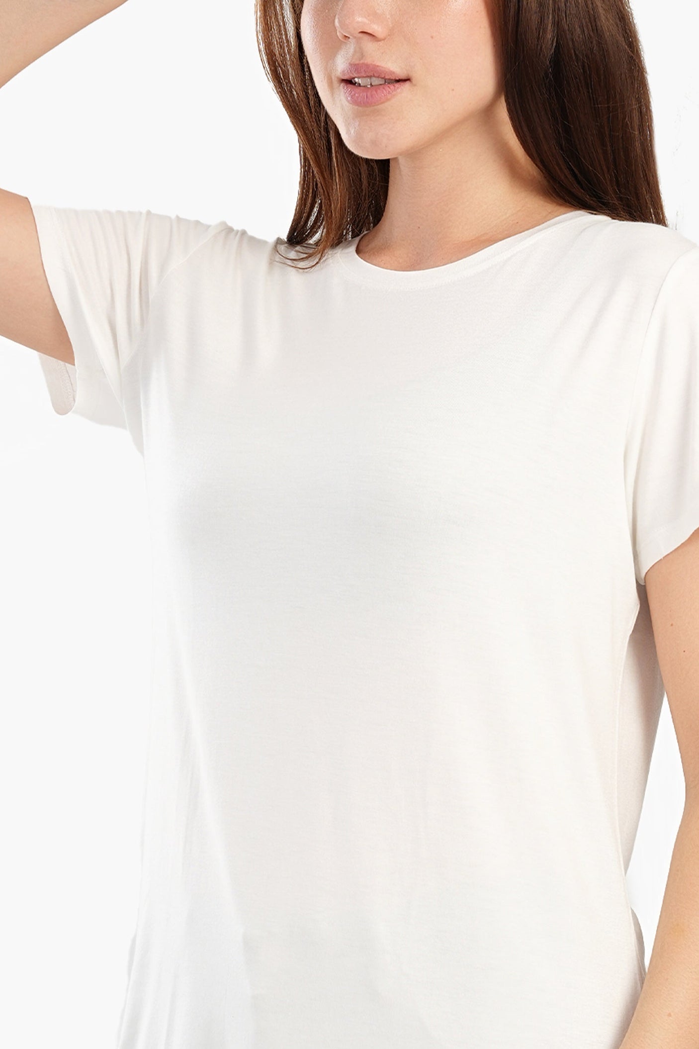 Carina - Chic Viscose Half-Sleeve Top