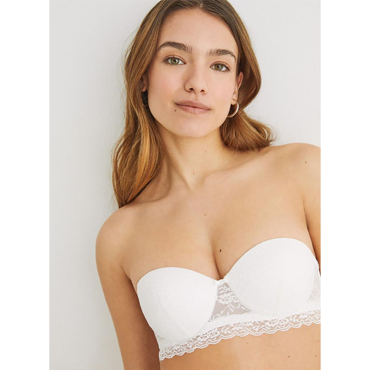 Women Secret - Lace strapless push-up bra - Sold by FIG