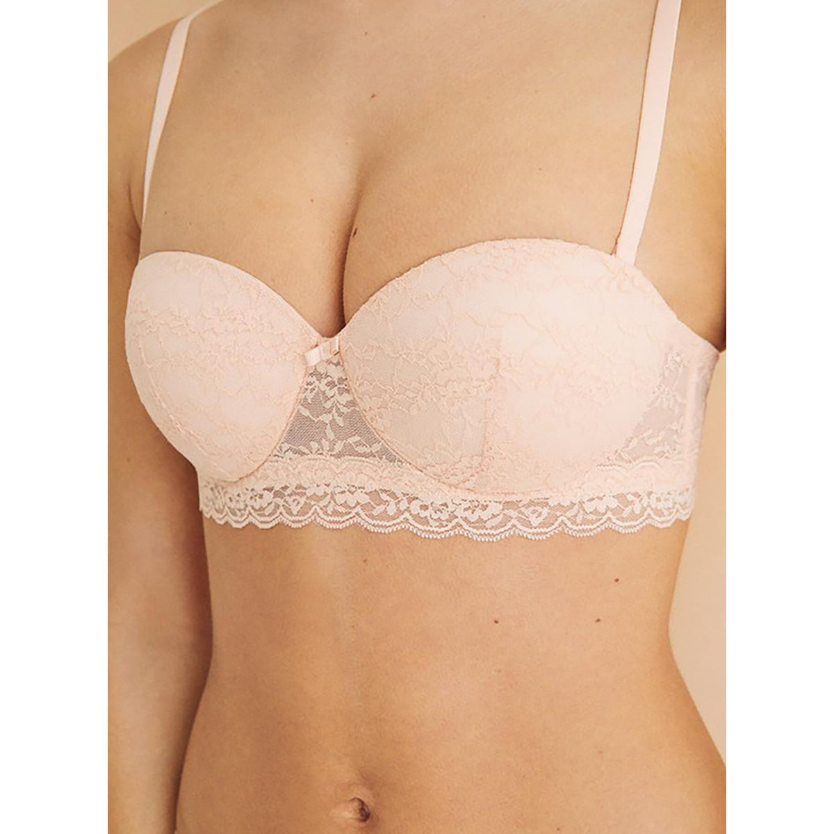 Women Secret - Lace strapless push-up bra - Sold by FIG