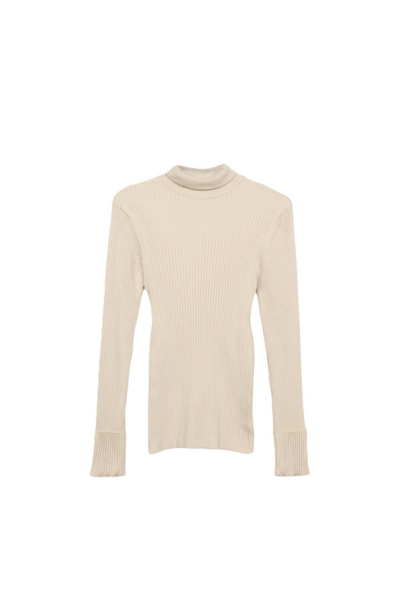 Carina - Ribbed Turtleneck Pullover