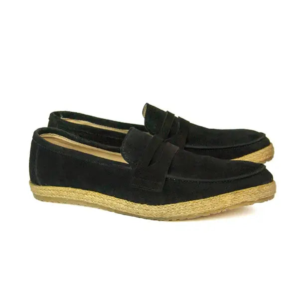 Leazus - CANVAS LOAFER - S-102 BLACK