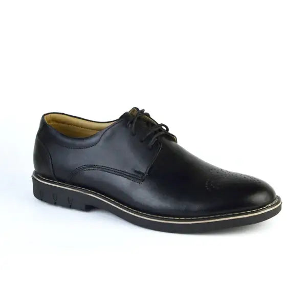 Leazus - leather Smart Casual Shoes - 2003 black