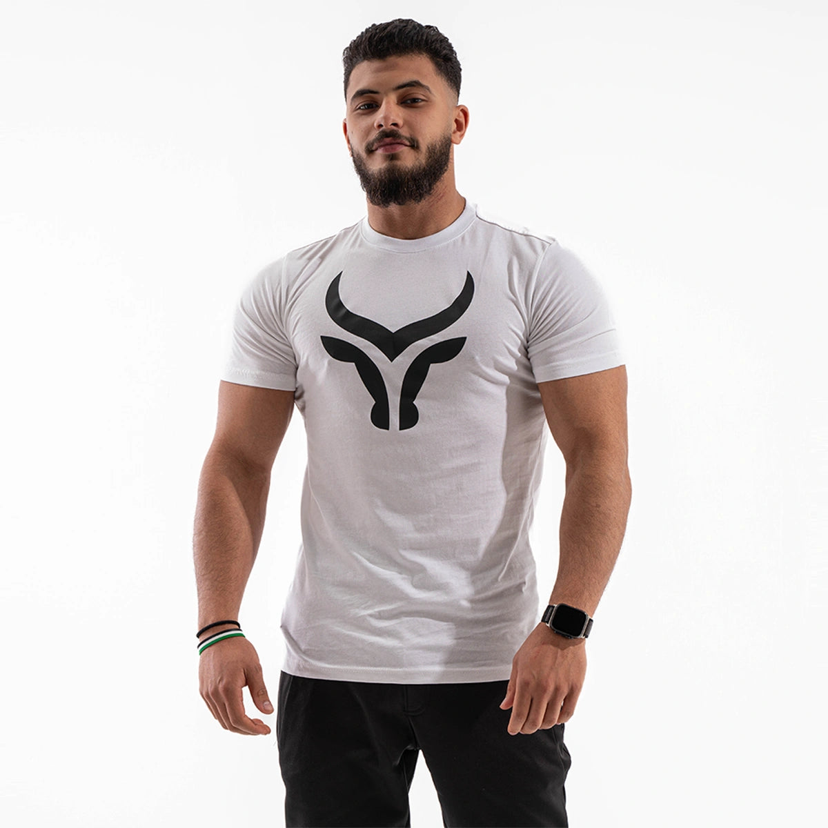 تاور - تي شيرت قطن مطبوع للرجال