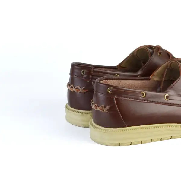 Leazus - Leather Casual Shoes - SPAGU Brown