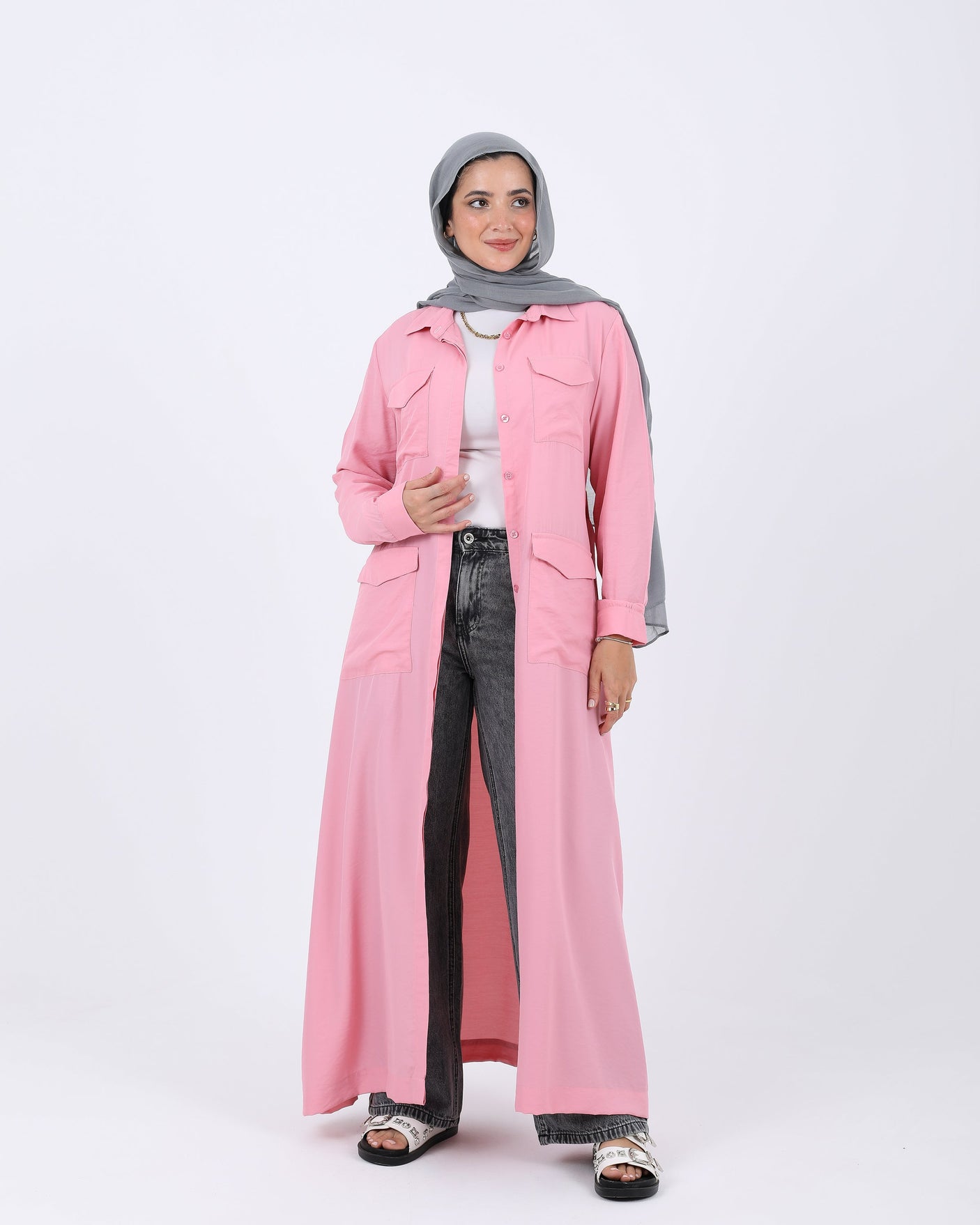 Just for Women - Pockets Dress Shirt