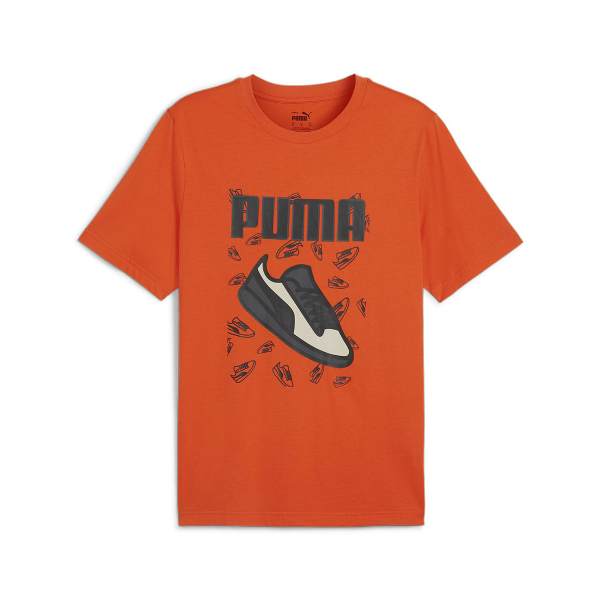 PUMA-GRAPHICS SNEAKER TEE REDMAZING
