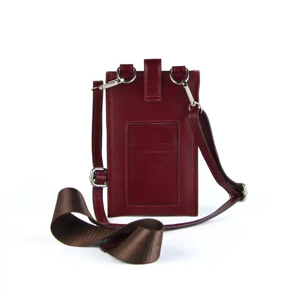 Leazus - Burgundy - LEATHER BAGGY WALLET