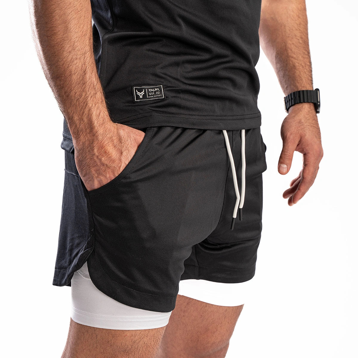 تاور - شورت رياضي مريح للرجال