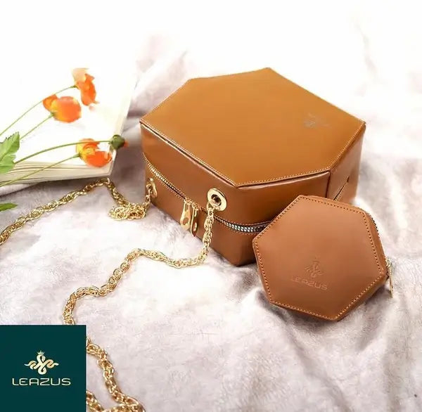 Leazus - Leather bag for women - Hexa Havan