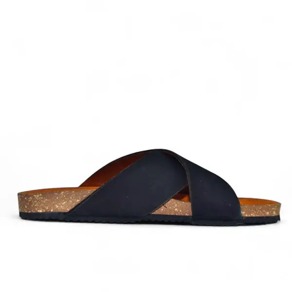 Leazus - Leather SnapX Sandal - Black