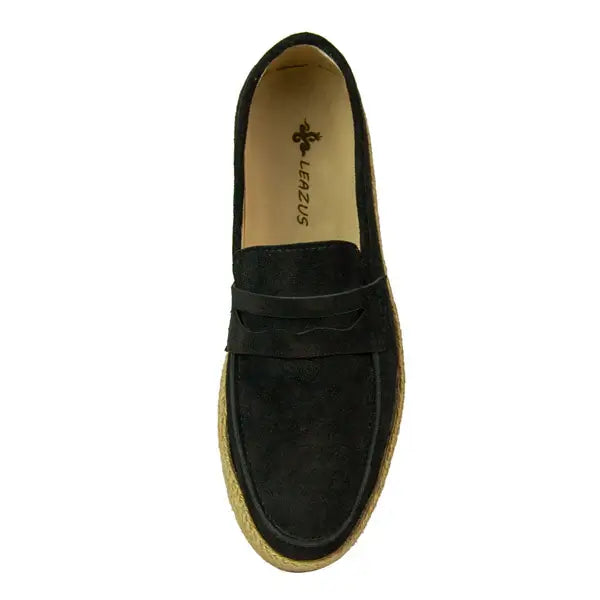 Leazus - CANVAS LOAFER - S-102 BLACK