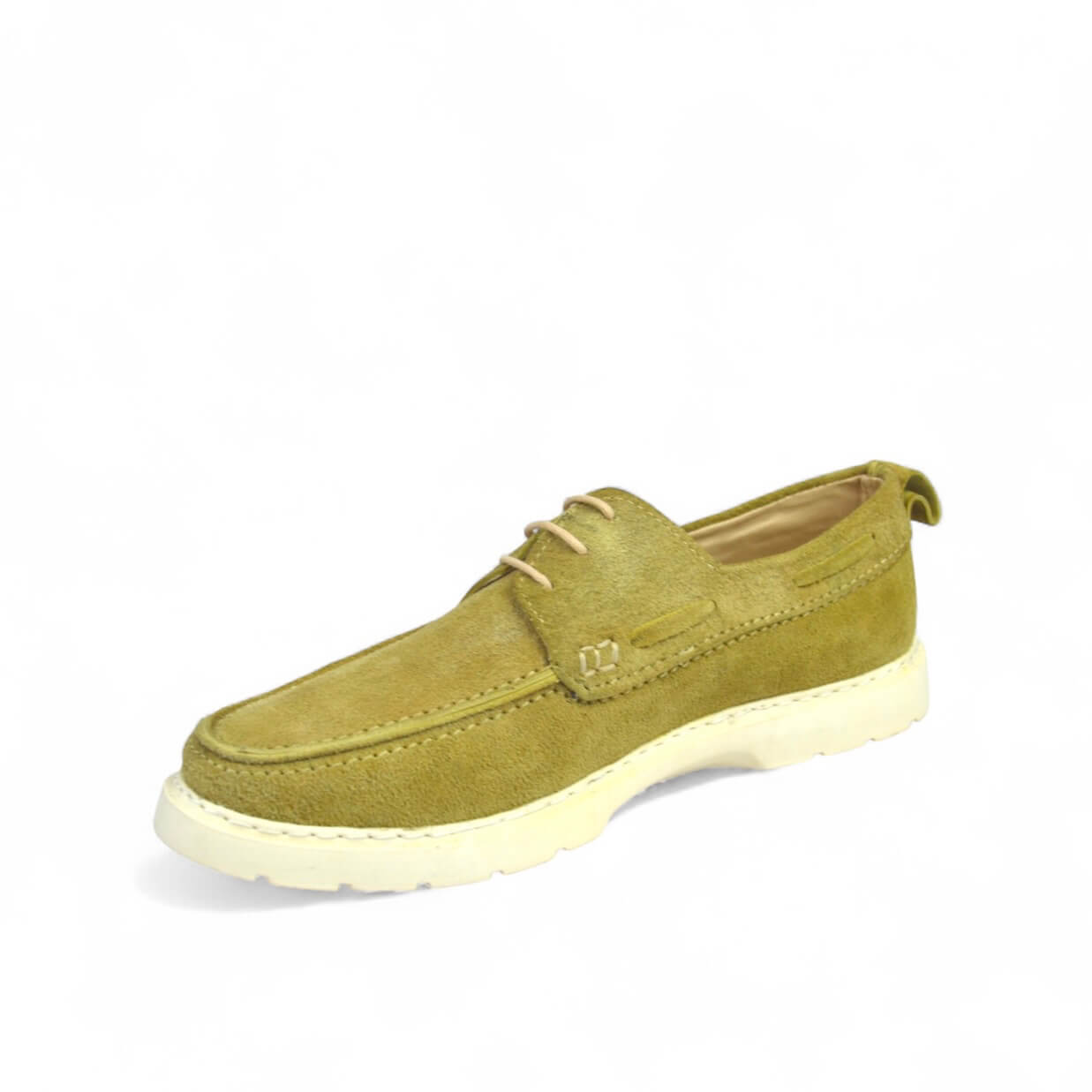 Leazus - Leather Boat Shoes - S-Beige