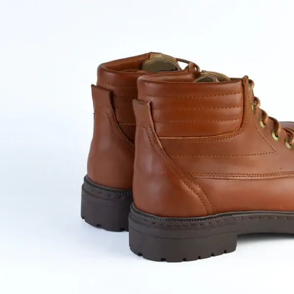 Leazus - Leather Bold Halfboot- 8000 HAVAN