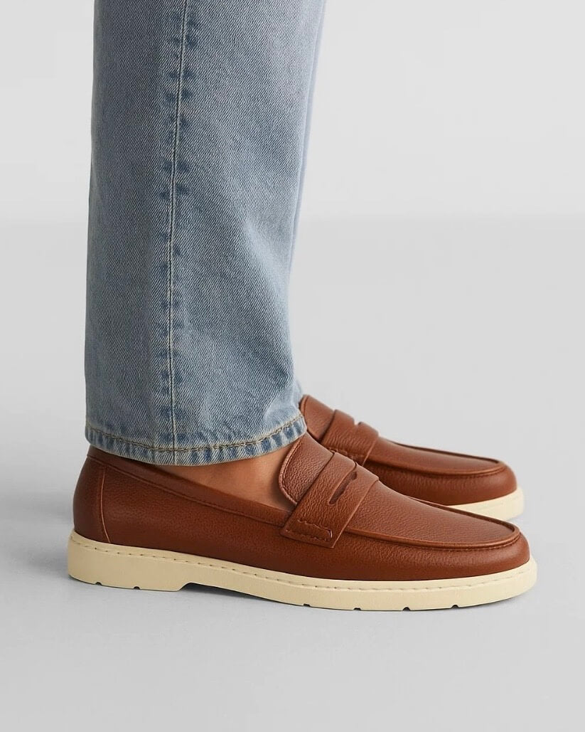 Leazus - Penny Loafer - Havana