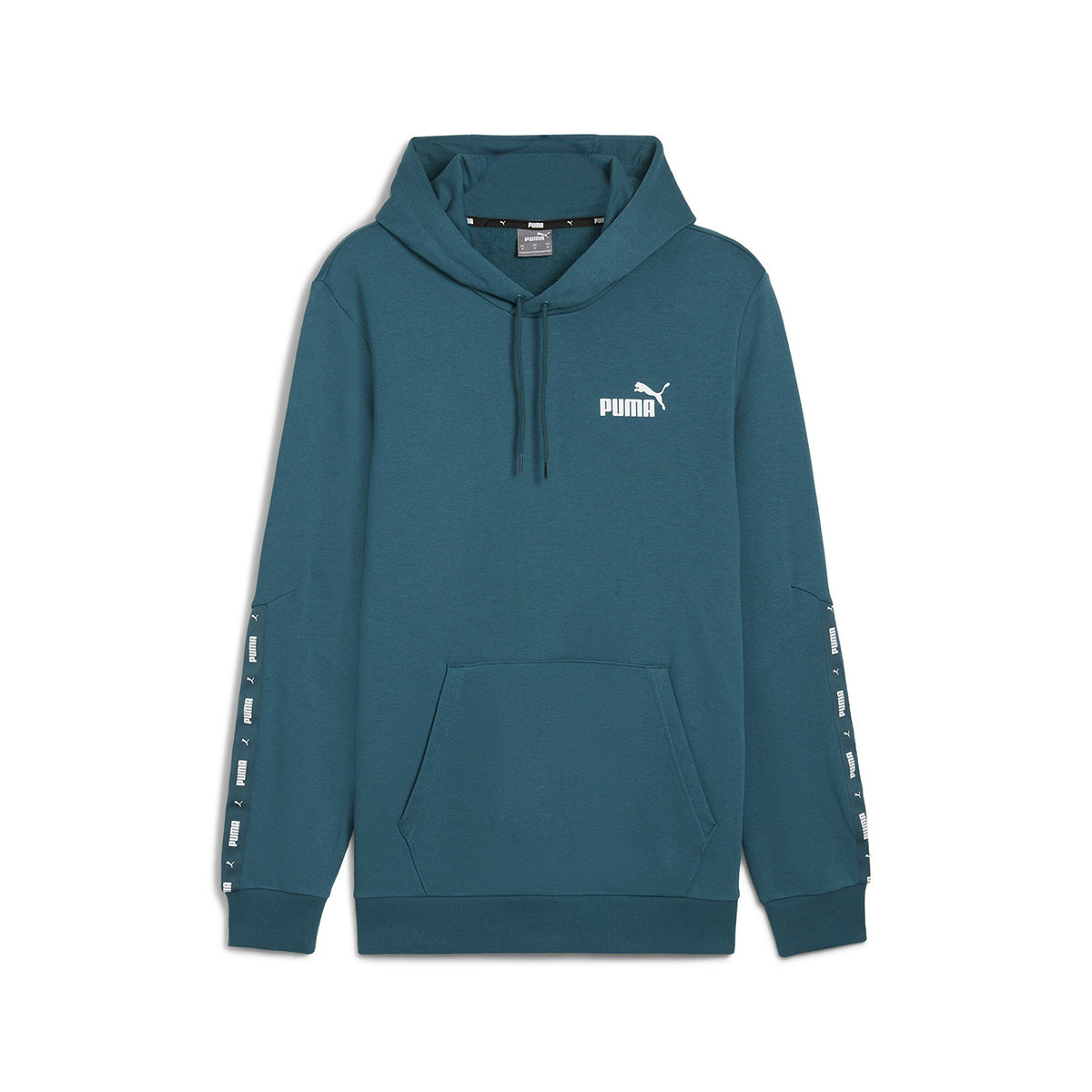 PUMA-ESS+ TAPE HOODIE TR COLD GREEN