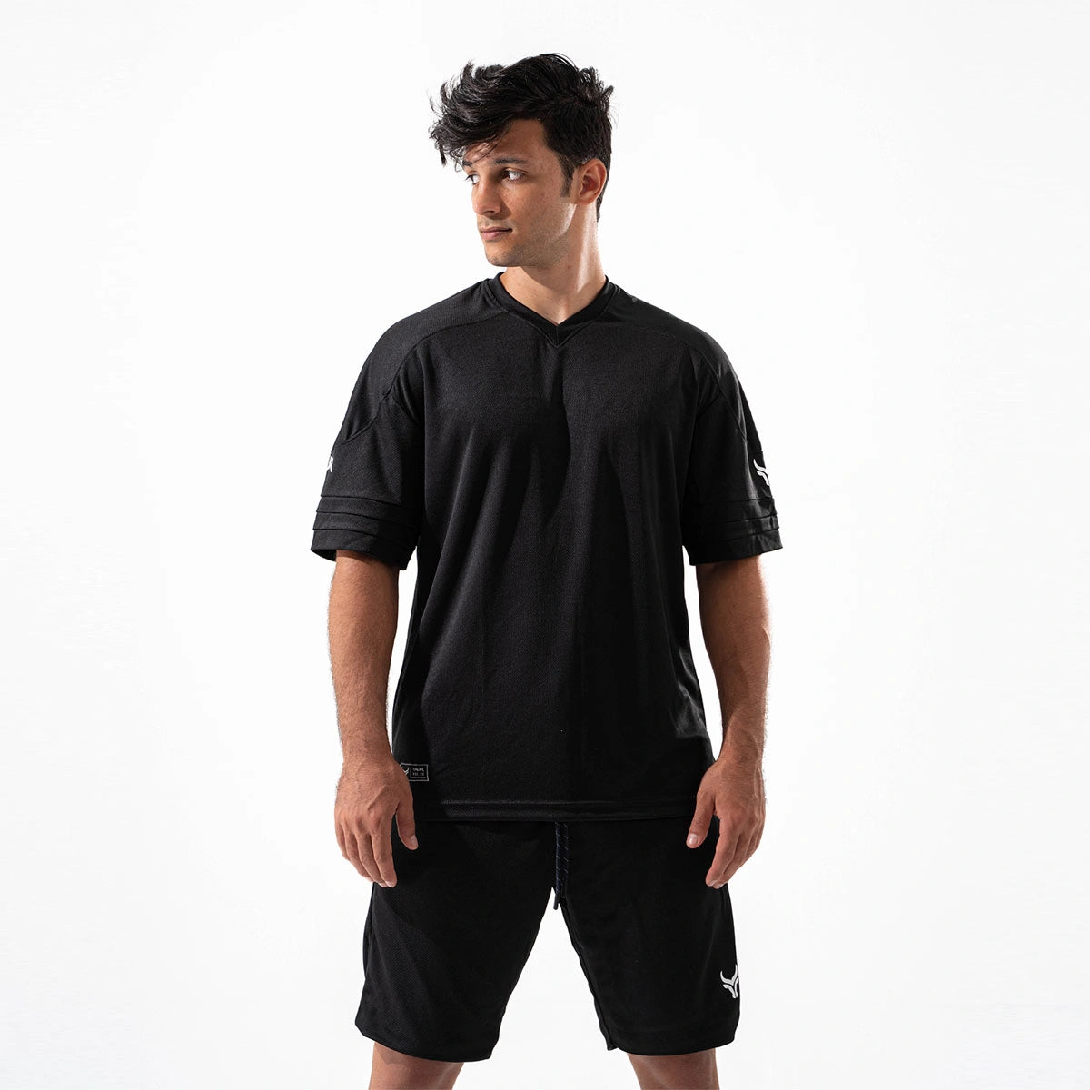 تاور - تي شيرت رياضي بقصه فضفاضه للرجال