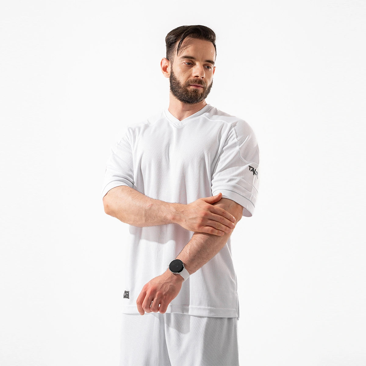 تاور - تي شيرت رياضي بقصه فضفاضه للرجال