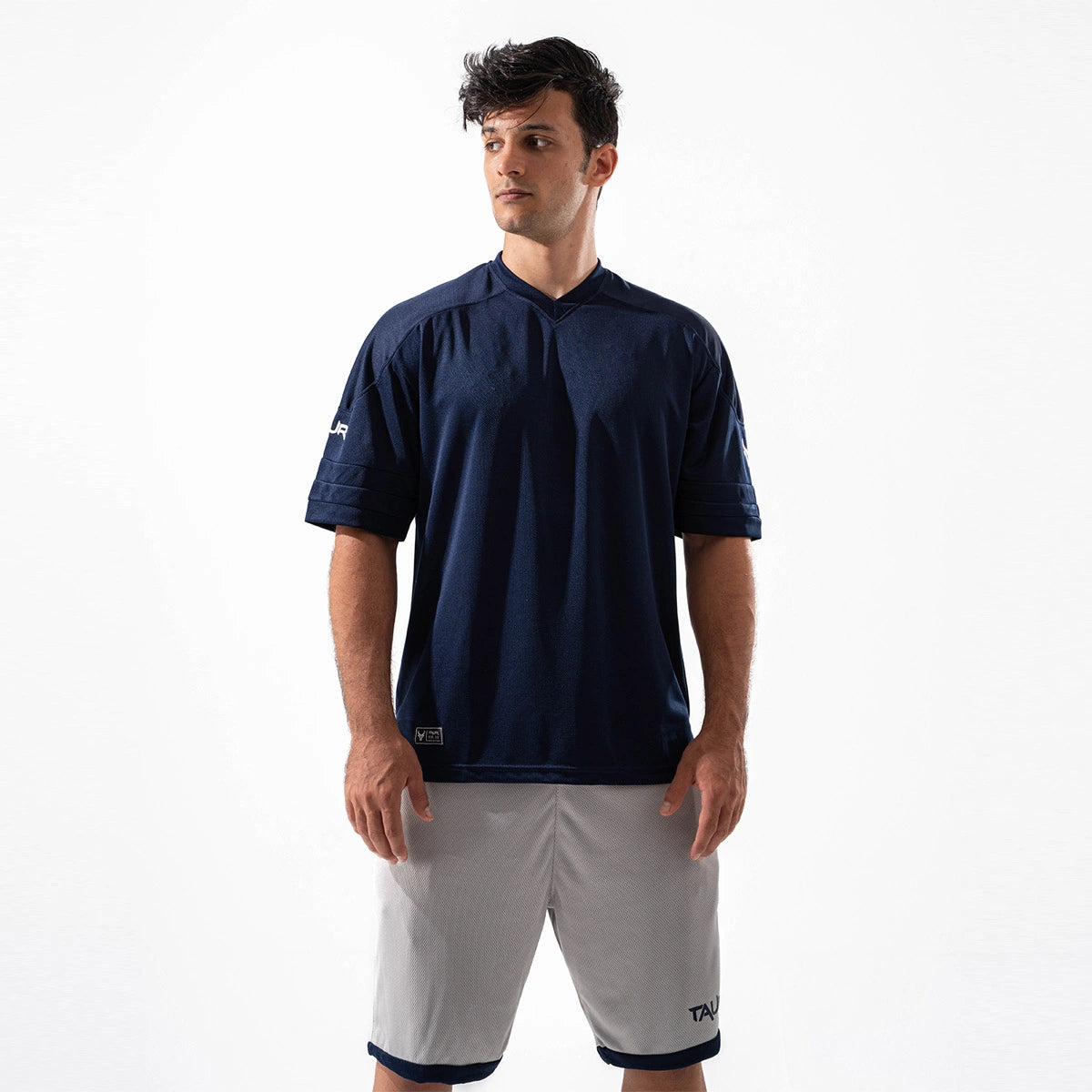 تاور - تي شيرت رياضي بقصه فضفاضه للرجال