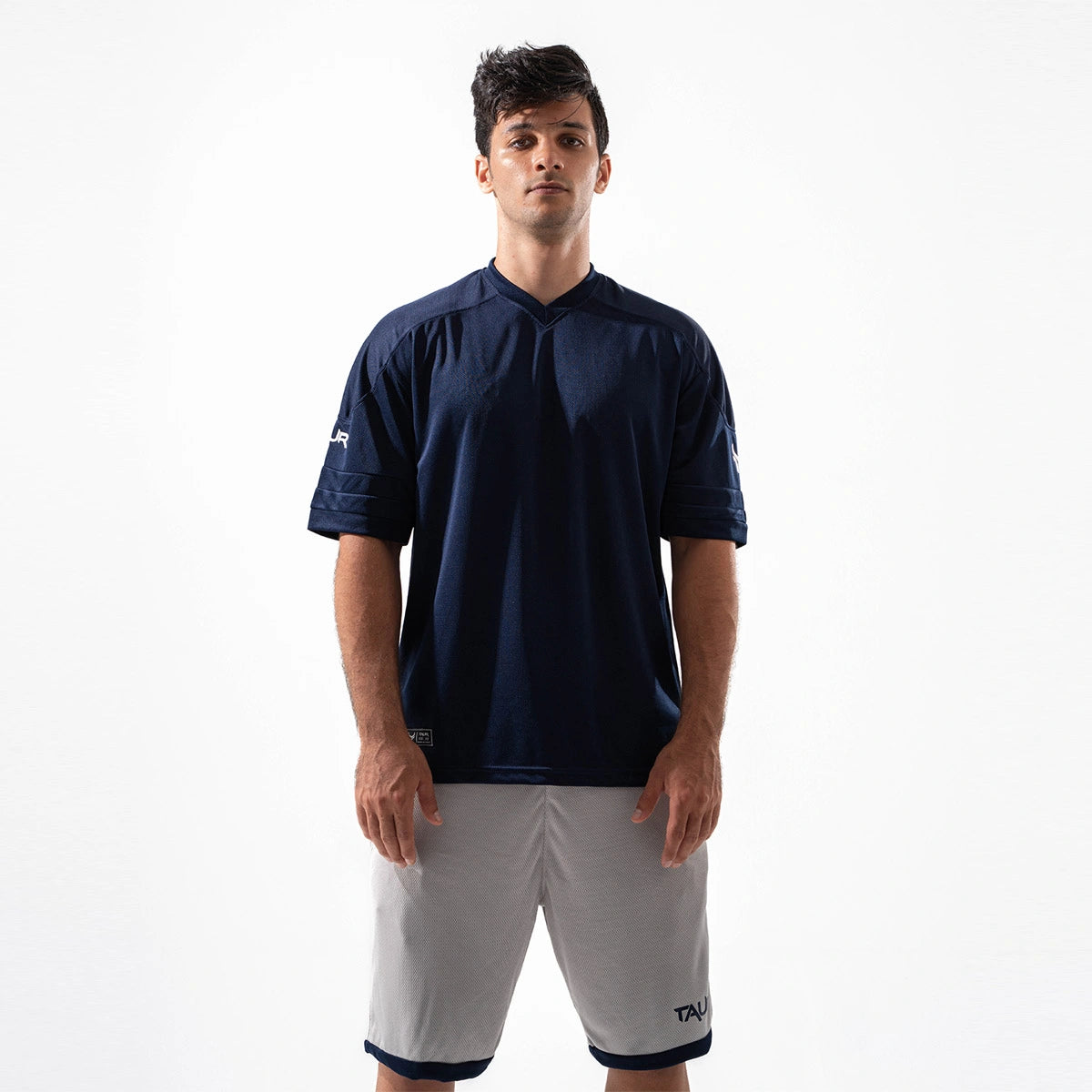 تاور - تي شيرت رياضي بقصه فضفاضه للرجال