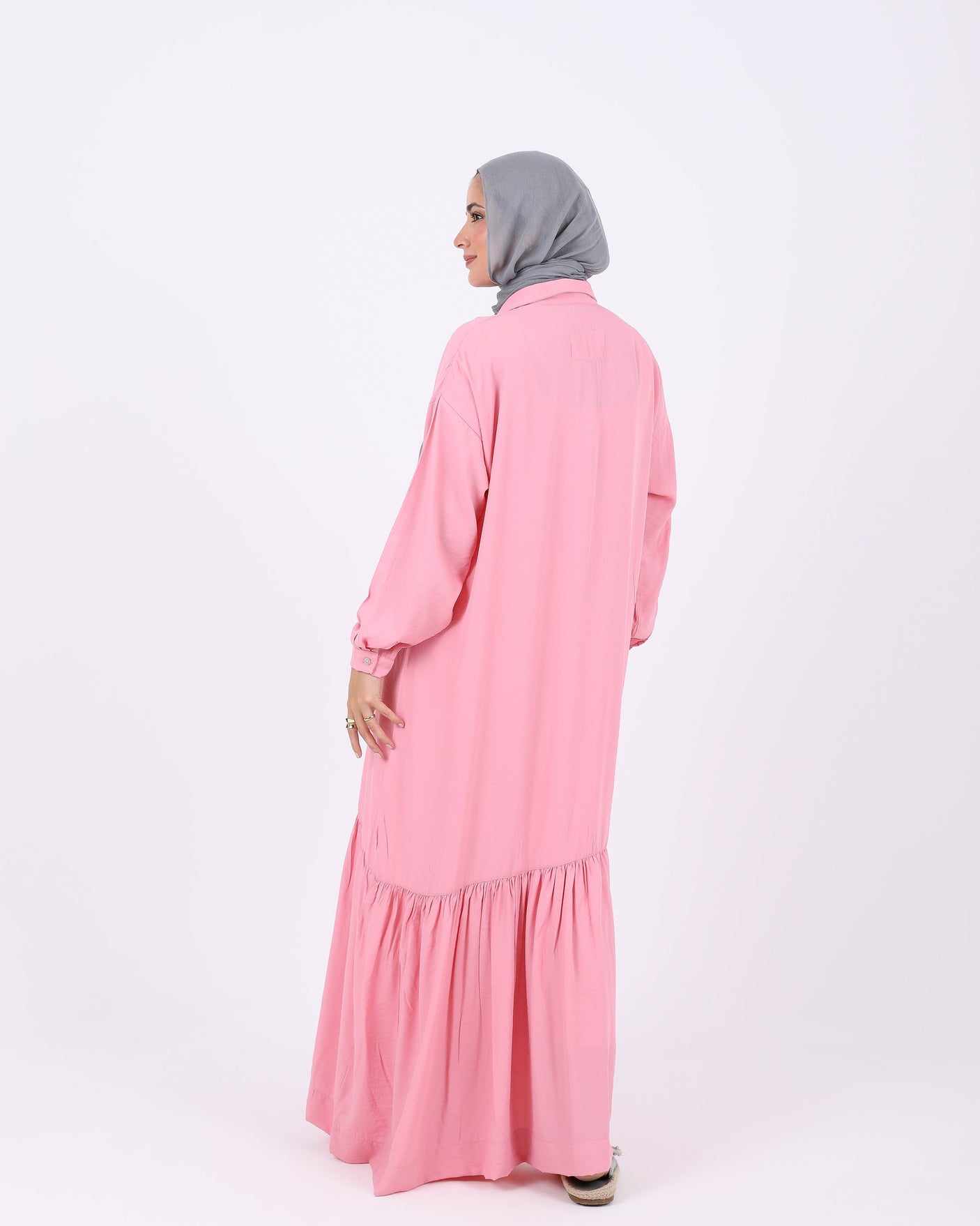 Just for Women - Half Buttons Dress