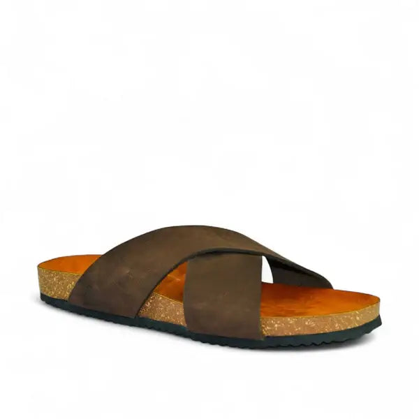 Leazus - Leather SnapX Sandal - Brown